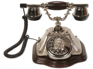 Piramit Gümüş Klasik Telefon Anna Bell